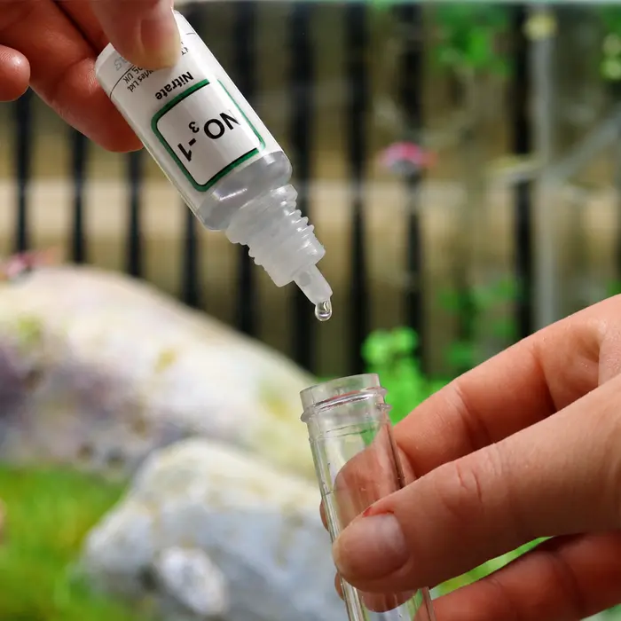 NT LABS Test Nitrate (NO3) Aquarium Water Testing Kit - Image 1 NT LABS Test Nitrate (NO3) Aquarium Water Testing Kit - NT LABS Test Nitrate NO3, aquarium nitrate test kit India, NO3 water tester for reef tank, freshwater nitrate monitoring, marine aquarium water testing kit, how to measure nitrate in fish tank, NT Labs NT003, nitrate removal for aquariums, fish tank nitrogen cycle test