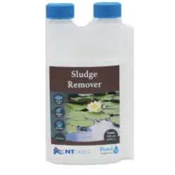 NT LABS Pond Sludge Remover 500ml - NT LABS Pond Sludge Remover, pond sludge treatment India, best pond sludge remover, biological pond cleaner, remove pond bottom sludge, pond bacteria and enzymes, aquarium pond waste breakdown, NT Labs Sludgeclear India, pond water clarifier, organic sludge remover for ponds